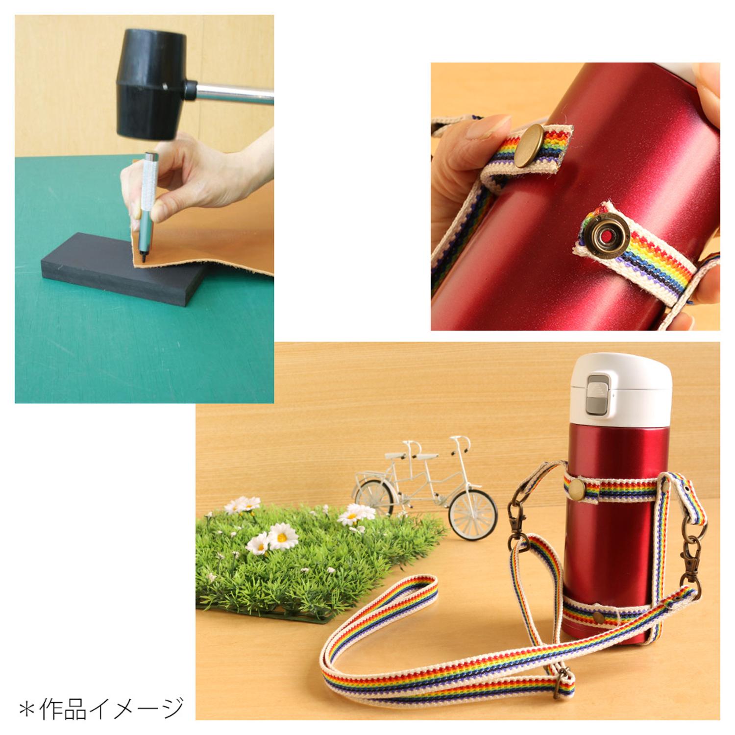 日本紐釦貿易 穴あけポンチ用下受け台 W123mm×H64mm×D15mm 1個 F1-110 (ご注文単位1個)【直送品】