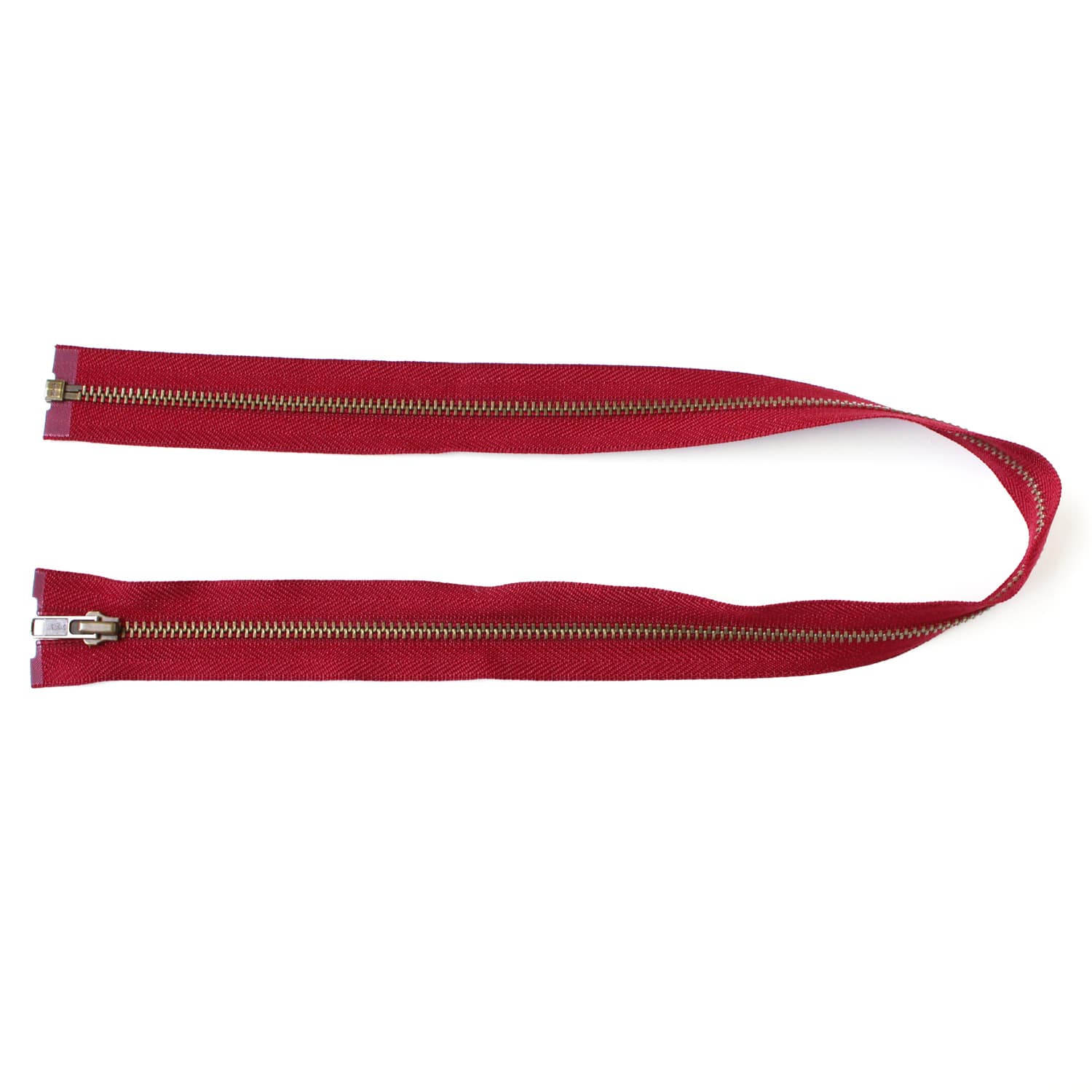 日本紐釦貿易 Y.K.K オープンファスナー 60cm 同色3本入 col.519 赤 4GKB60-519 (ご注文単位1束)【直送品】