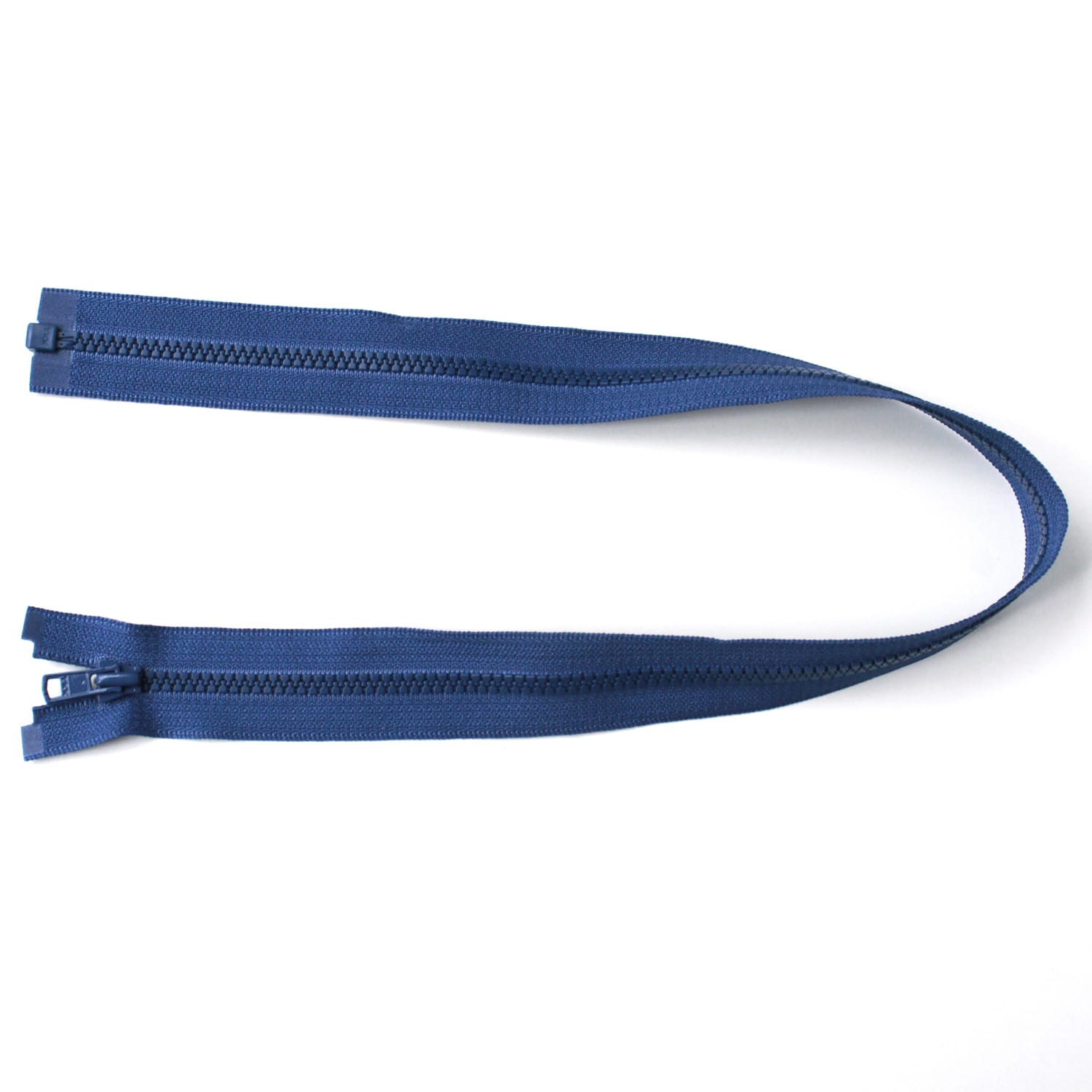 日本紐釦貿易 Y.K.K ビスロンオープンファスナー 50cm 同色3本入 col.558 濃ブルー 3VS50-558 （ご注文単位1束）【直送品】