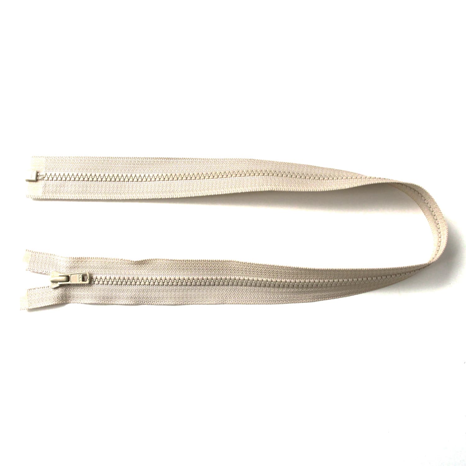 日本紐釦貿易 Y.K.K ビスロンオープンファスナー 50cm 同色3本入 col.572 ベージュ 3VS50-572 (ご注文単位1束)【直送品】