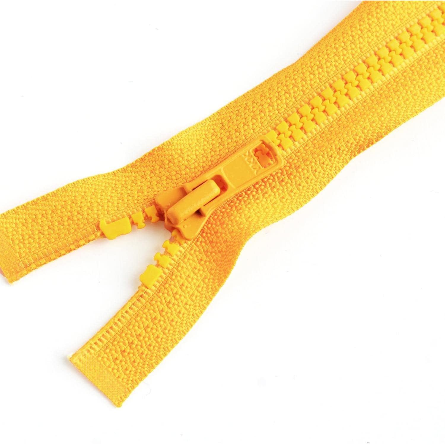 日本紐釦貿易 Y.K.K ビスロンオープンファスナー 60cm 同色3本入 col.506 マリーゴールド 4VS60-506 （ご注文単位1束）【直送品】