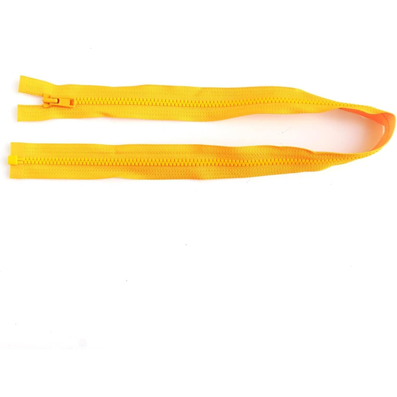 日本紐釦貿易 Y.K.K ビスロンオープンファスナー 60cm 同色3本入 col.506 マリーゴールド 4VS60-506 （ご注文単位1束）【直送品】