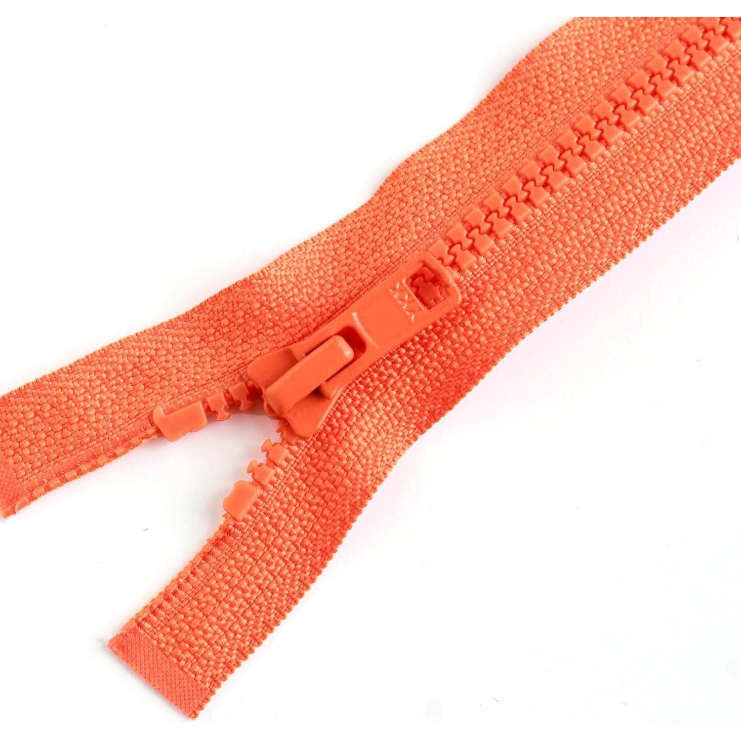 日本紐釦貿易 Y.K.K ビスロンオープンファスナー 60cm 同色3本入 col.523 オレンジ 4VS60-523 (ご注文単位1束)【直送品】