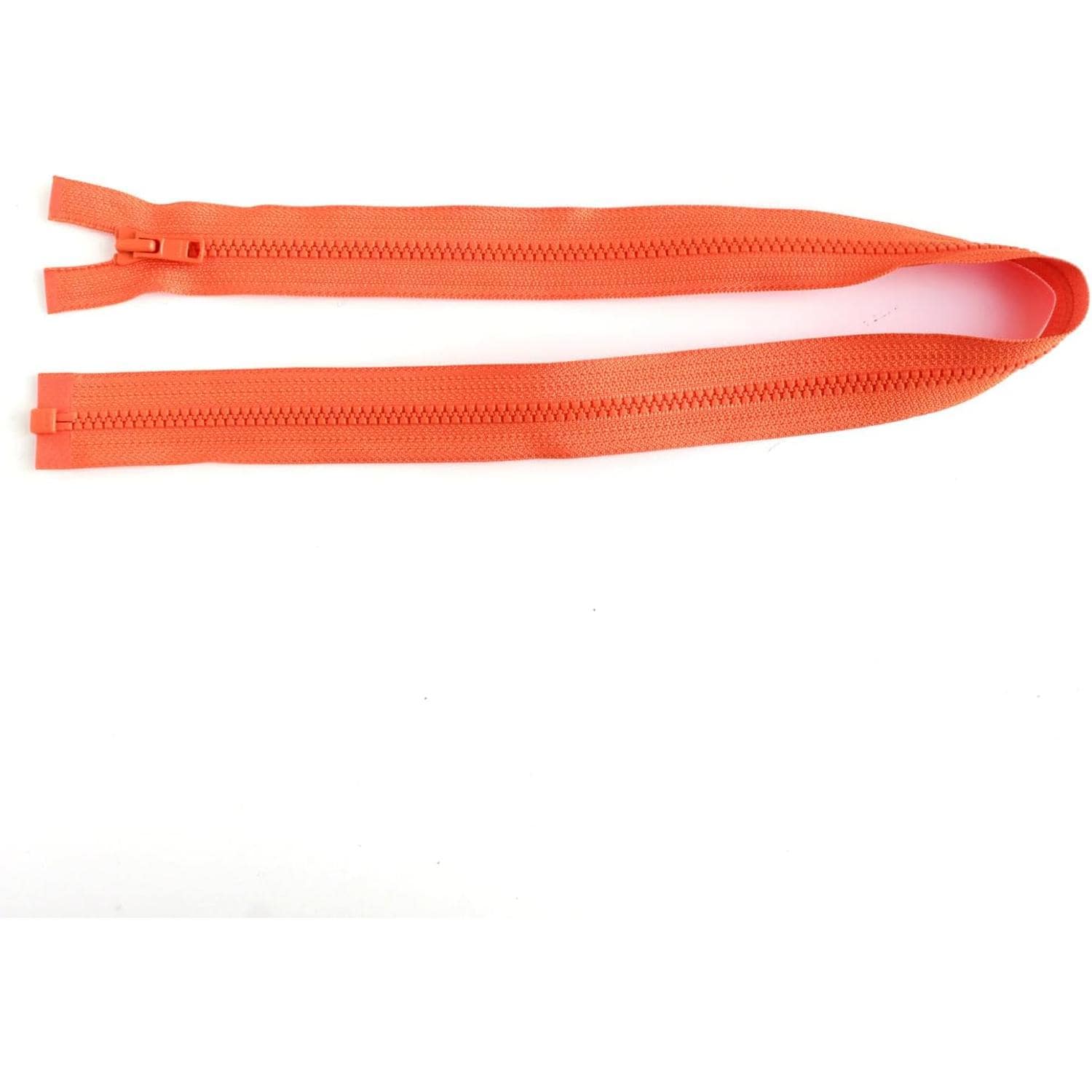 日本紐釦貿易 Y.K.K ビスロンオープンファスナー 60cm 同色3本入 col.523 オレンジ 4VS60-523 (ご注文単位1束)【直送品】