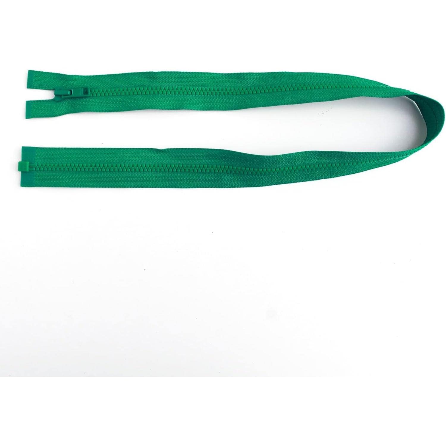 日本紐釦貿易 Y.K.K ビスロンオープンファスナー 60cm 同色3本入 col.540 緑 4VS60-540 (ご注文単位1束)【直送品】