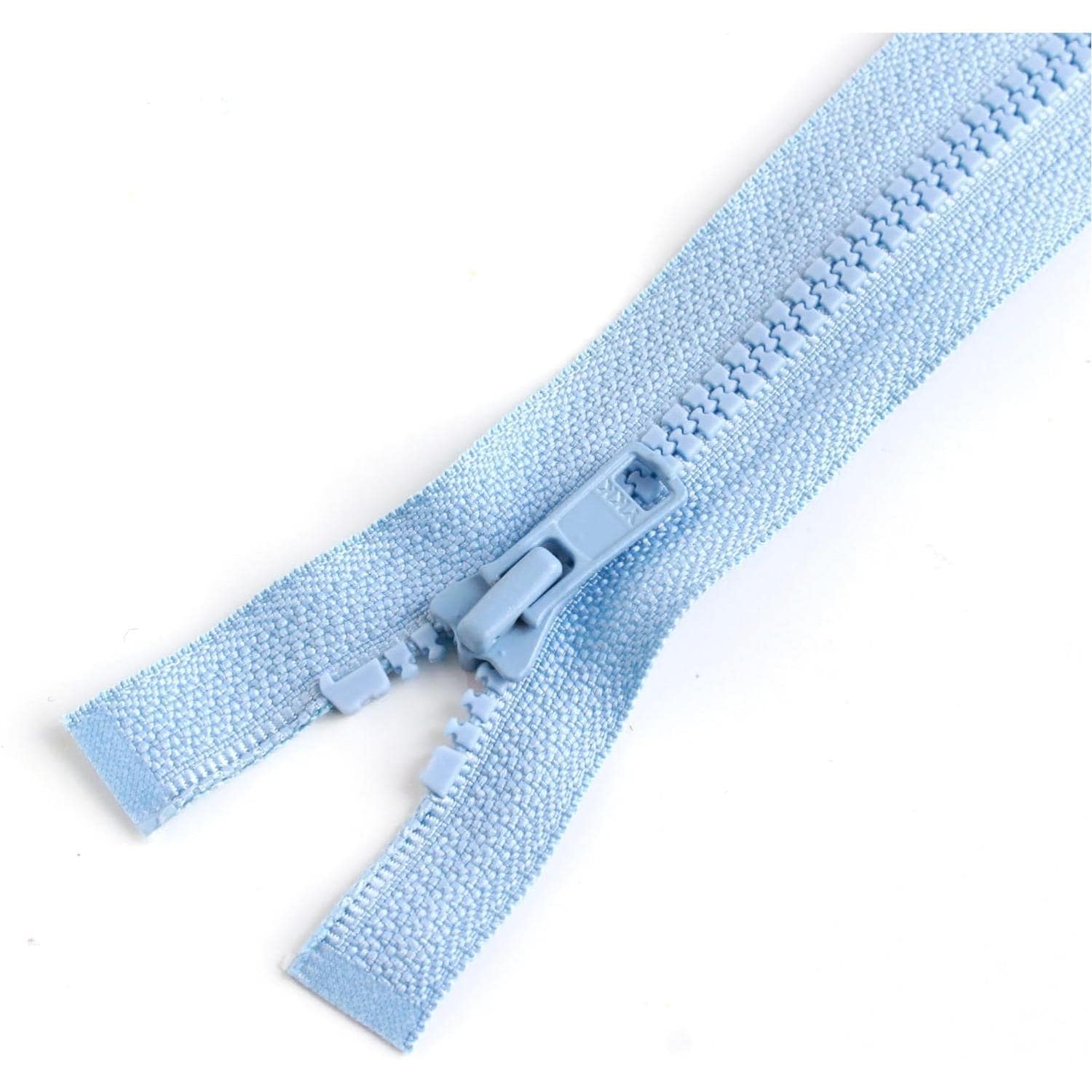 日本紐釦貿易 Y.K.K ビスロンオープンファスナー 60cm 同色3本入 col.545 水色 4VS60-545 (ご注文単位1束)【直送品】