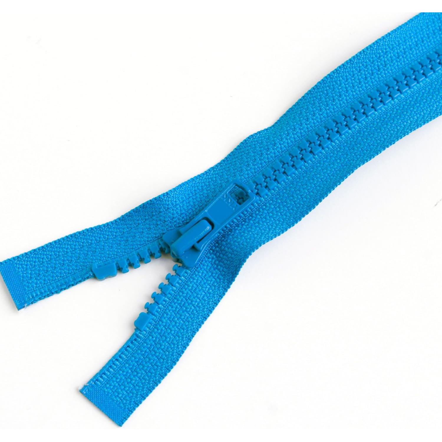 日本紐釦貿易 Y.K.K ビスロンオープンファスナー 60cm 同色3本入 col.550 ウルトラブルー 4VS60-550 (ご注文単位1束)【直送品】