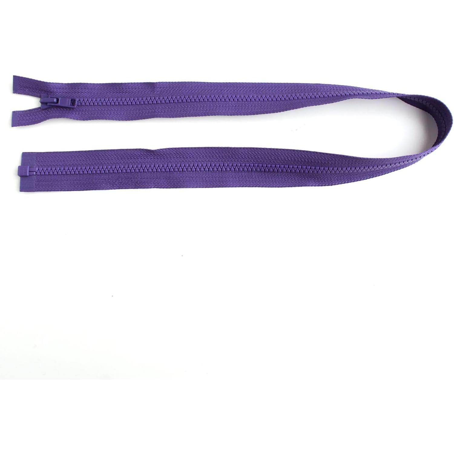 日本紐釦貿易 Y.K.K ビスロンオープンファスナー 60cm 同色3本入 col.559 アメジスト 4VS60-559 （ご注文単位1束）【直送品】