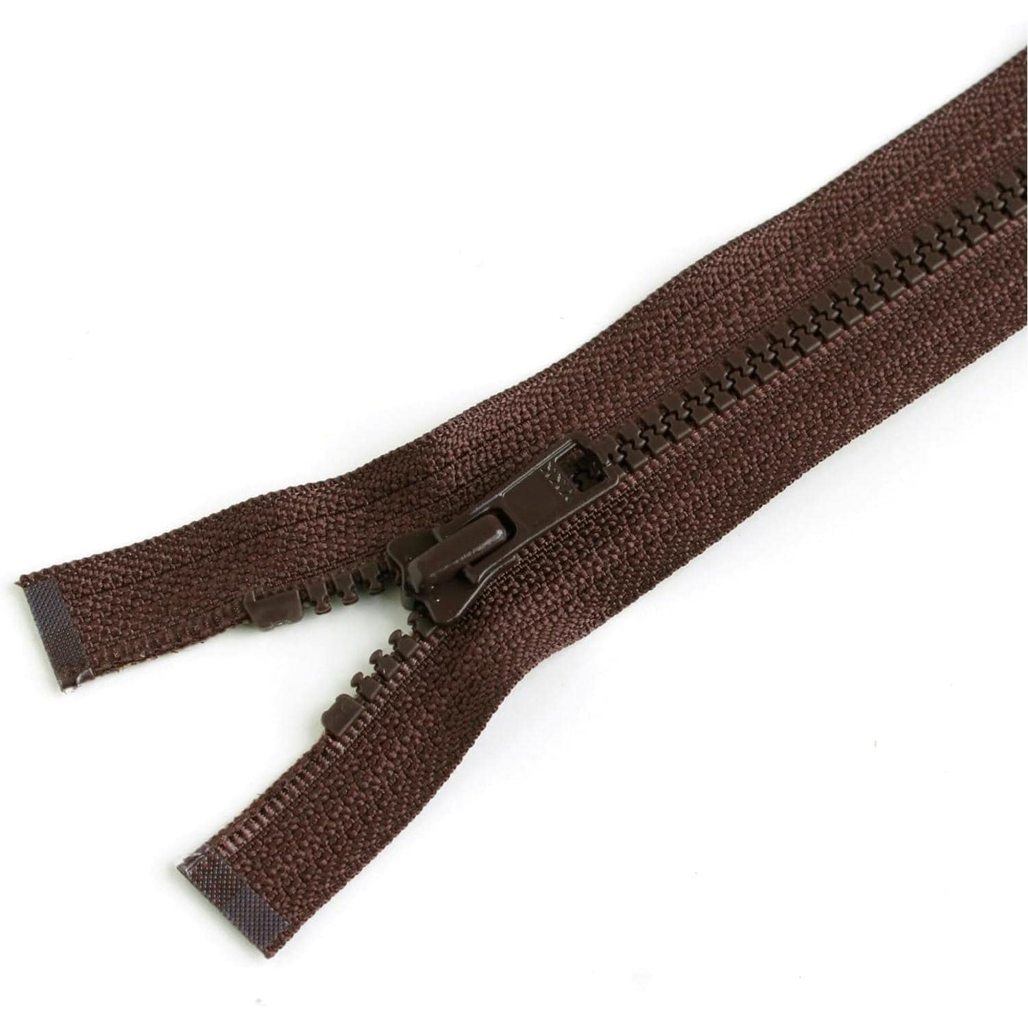 日本紐釦貿易 Y.K.K ビスロンオープンファスナー 60cm 同色3本入 col.570 こげ茶 4VS60-570 (ご注文単位1束)【直送品】