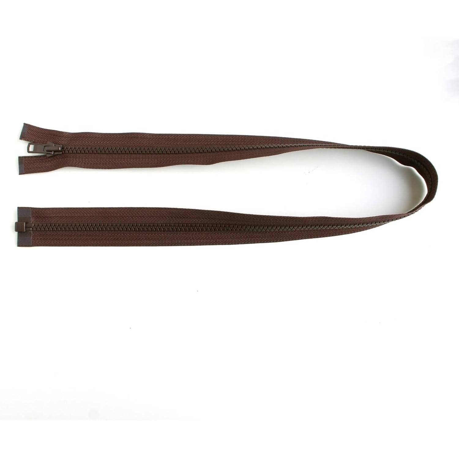 日本紐釦貿易 Y.K.K ビスロンオープンファスナー 60cm 同色3本入 col.570 こげ茶 4VS60-570 (ご注文単位1束)【直送品】