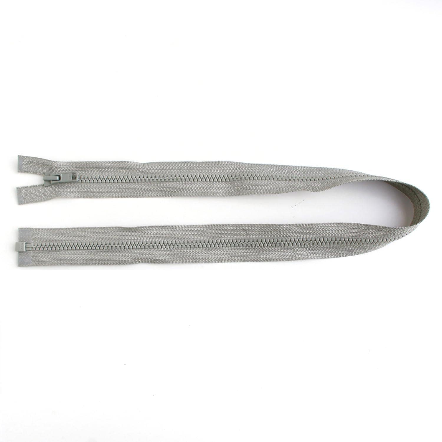 日本紐釦貿易 Y.K.K ビスロンオープンファスナー 60cm 同色3本入 col.577 濃グレー 4VS60-577 (ご注文単位1束)【直送品】