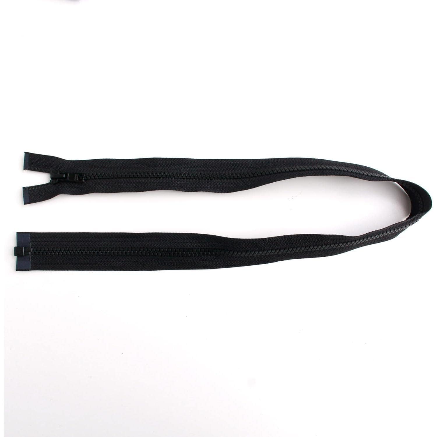 日本紐釦貿易 Y.K.K ビスロンオープンファスナー 60cm 同色3本入 col.580 黒 4VS60-580 (ご注文単位1束)【直送品】