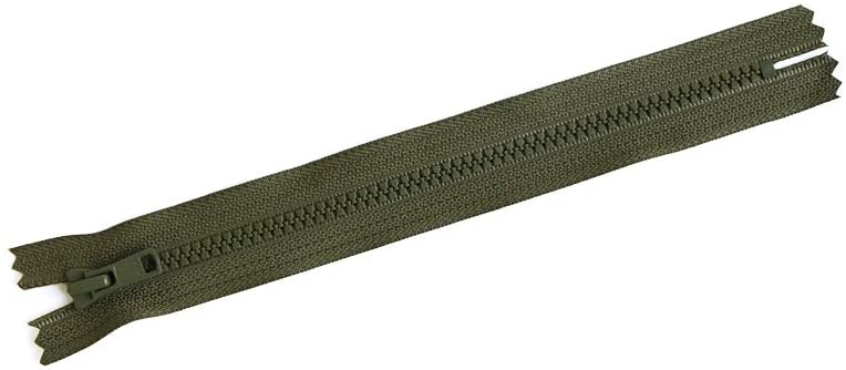 日本紐釦貿易 Y.K.K ビスロンファスナー ポーチバッグ用 20cm モスグリーン 4VC20-566 （ご注文単位1束）【直送品】