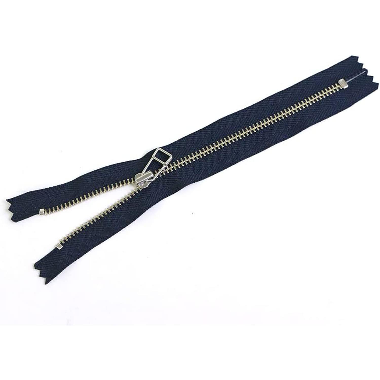 日本紐釦貿易 Y.K.K 金属ファスナー 20cm 5本 紺 4LFN20-560 （ご注文単位1束）【直送品】