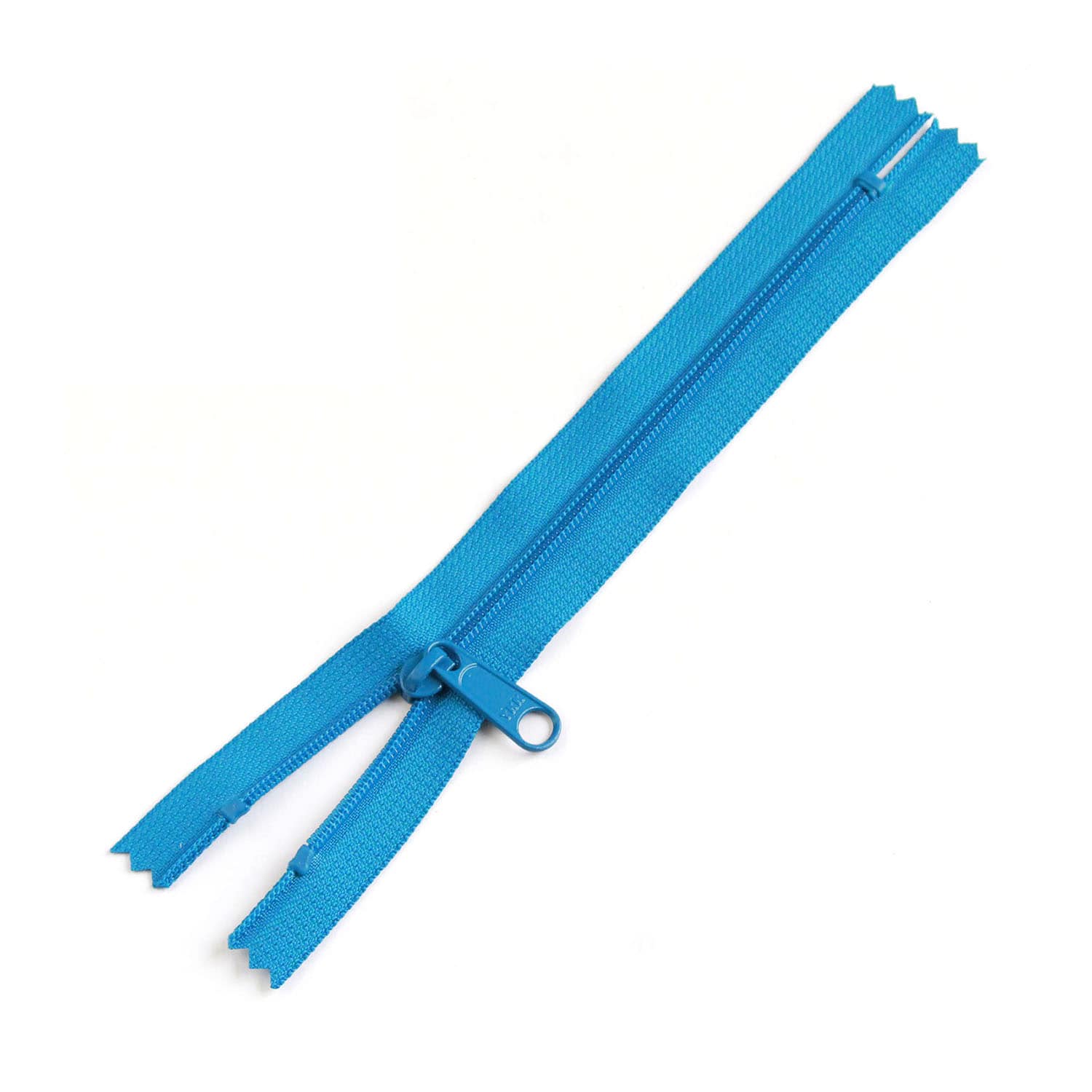 日本紐釦貿易 Y.K.K 手芸用コイルファスナー 20cm 5本入 45CFC20-550 ブルー （ご注文単位1束）【直送品】