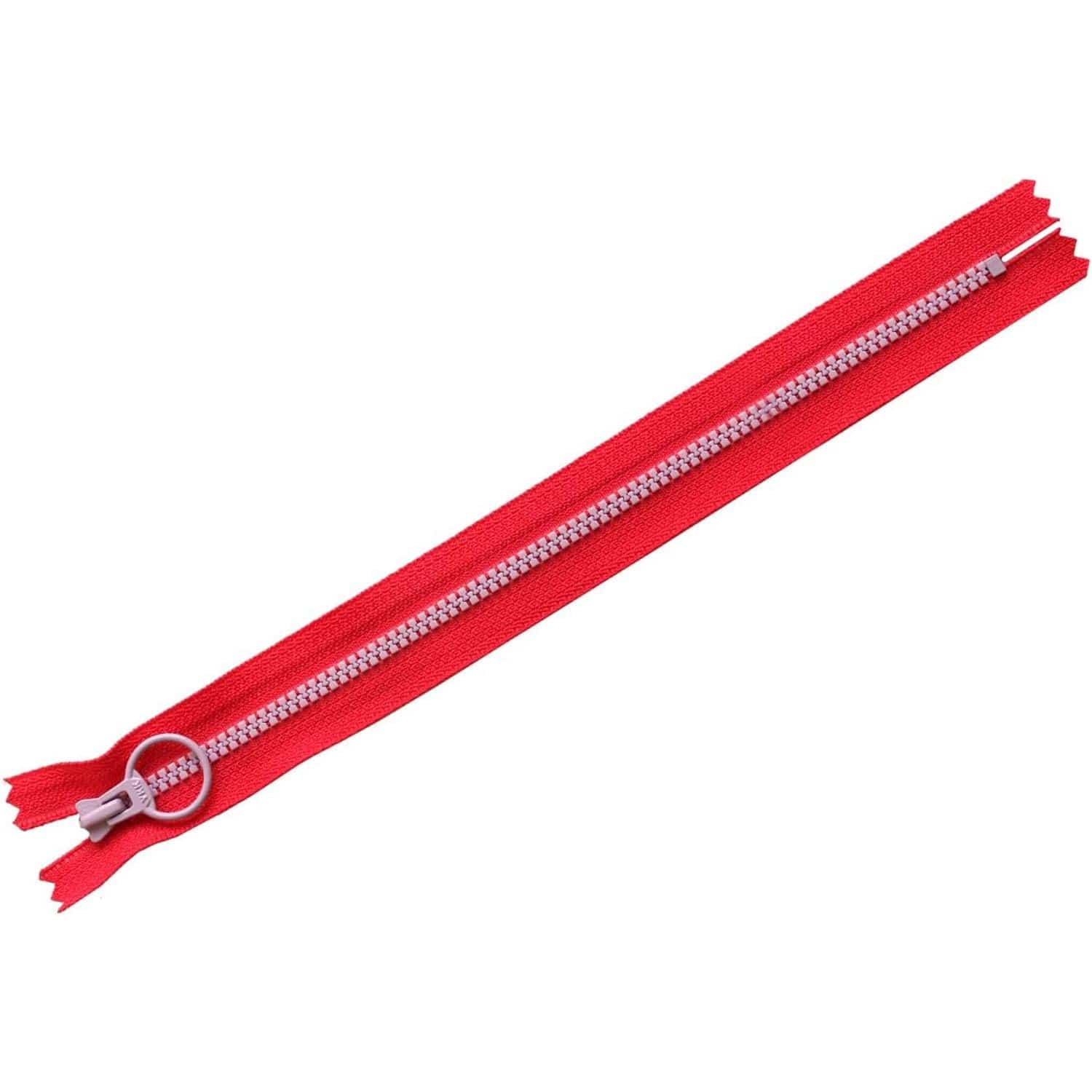 日本紐釦貿易 Y.K.K コンビファスナー レッド×パープル 25cm 5本入 3VSC25-293 (ご注文単位1束)【直送品】