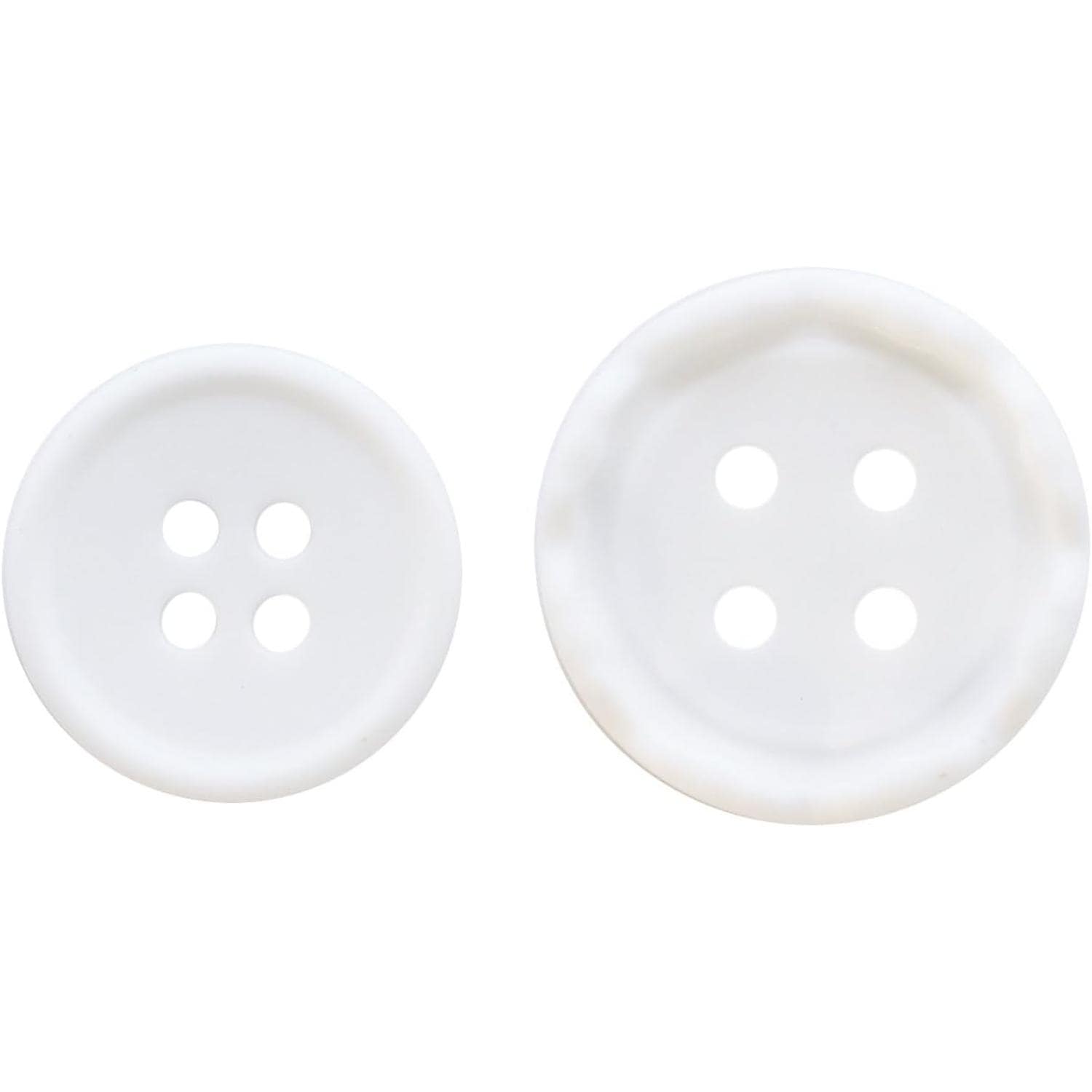 日本紐釦貿易 Y.K.K ボナップ ホワイト φ20mm 4組 BNP20-W （ご注文単位1束）【直送品】