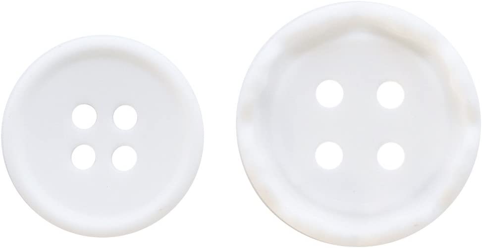 日本紐釦貿易 Y.K.K ボナップ ホワイト φ15mm 20組 BNP15-W-20 （ご注文単位1束）【直送品】