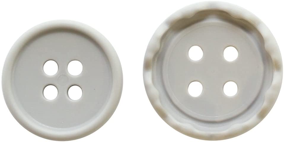 日本紐釦貿易 Y.K.K ボナップ グレー φ15mm 20組 BNP15-GL-20 （ご注文単位1束）【直送品】