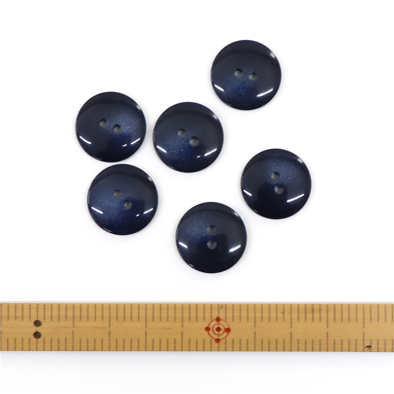 日本紐釦貿易(Nippon Chuko) サマーカジュアルボタン 15mm 8個 紺 153-15-58 1枚(ご注文単位1枚)【直送品】