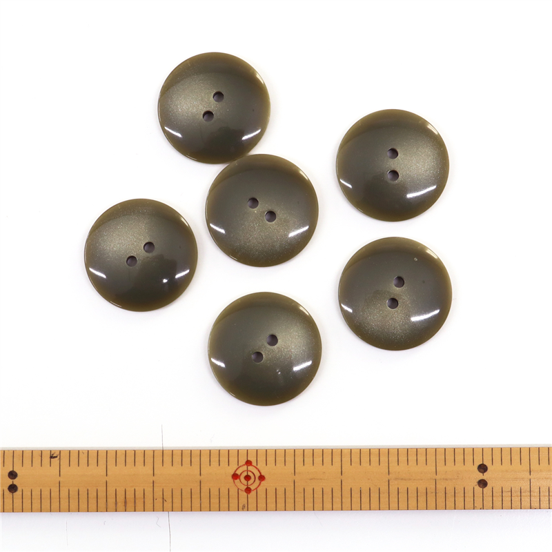 日本紐釦貿易(Nippon Chuko) サマーカジュアルボタン 18mm 6個 黒 153-18-09 1枚(ご注文単位1枚)【直送品】