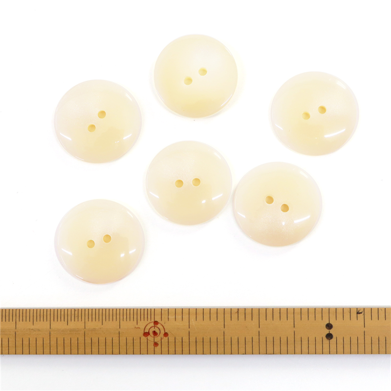 日本紐釦貿易(Nippon Chuko) サマーカジュアルボタン 18mm 6個 キャメル 153-18-43 1枚(ご注文単位1枚)【直送品】