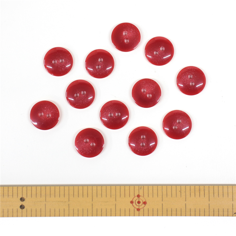 日本紐釦貿易(Nippon Chuko) サマーカジュアルボタン 18mm 6個 茶 153-18-44 1枚(ご注文単位1枚)【直送品】