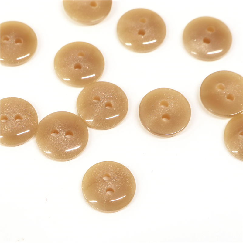 日本紐釦貿易(Nippon Chuko) サマーカジュアルボタン 18mm 6個 こげ茶 153-18-48 1枚（ご注文単位1枚）【直送品】