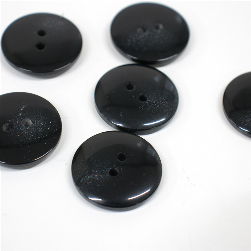 日本紐釦貿易(Nippon Chuko) サマーカジュアルボタン 20mm 6個 黒 153-20-11 1枚（ご注文単位1枚）【直送品】