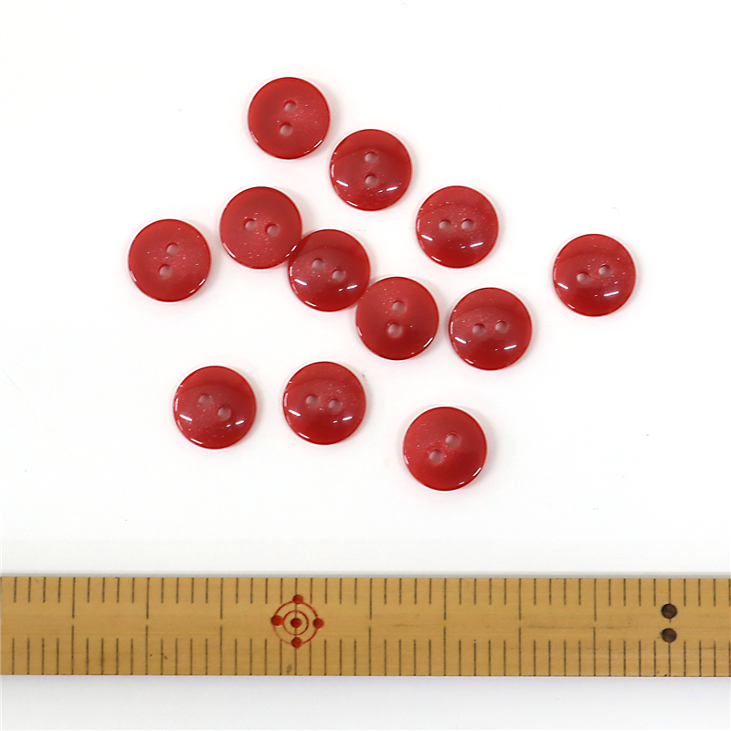 日本紐釦貿易(Nippon Chuko) サマーカジュアルボタン 20mm 6個 こげ茶 153-20-48 1枚(ご注文単位1枚)【直送品】