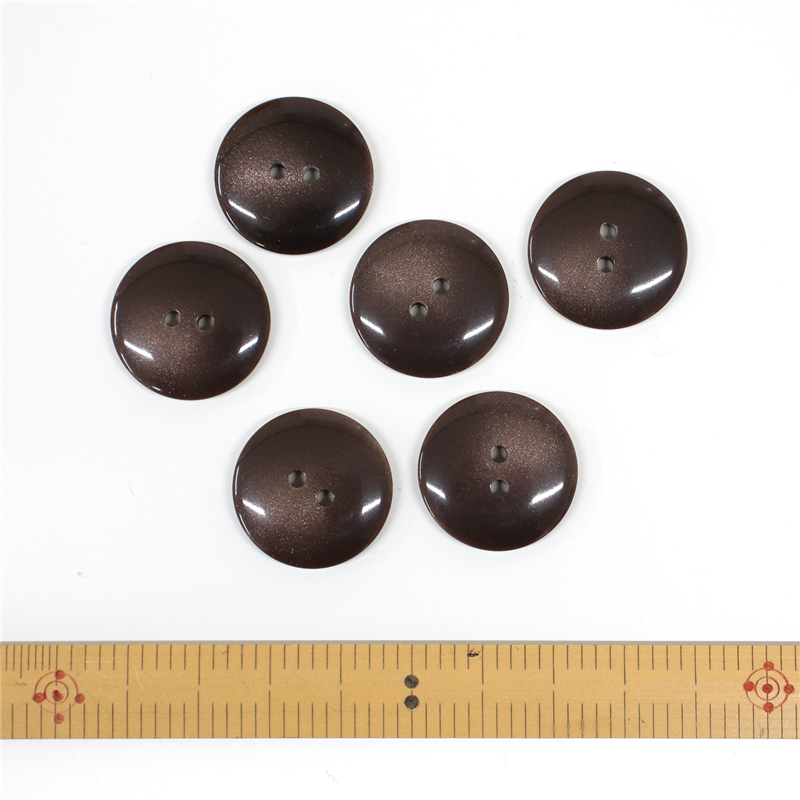 日本紐釦貿易(Nippon Chuko) サマーカジュアルボタン 20mm 6個 カーキ 153-20-63 1枚(ご注文単位1枚)【直送品】