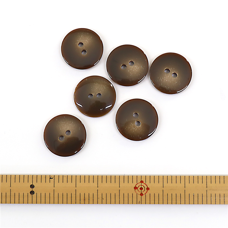 日本紐釦貿易(Nippon Chuko) サマーカジュアルボタン 23mm 6個 グレー 153-23-03 1枚(ご注文単位1枚)【直送品】