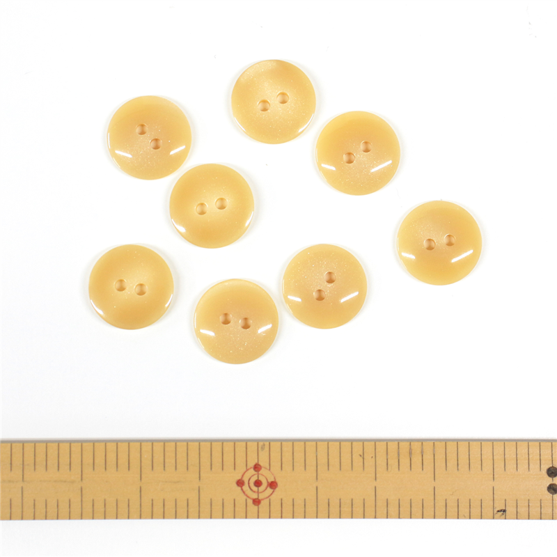 日本紐釦貿易(Nippon Chuko) サマーカジュアルボタン 23mm 6個 こげ茶 153-23-48 1枚(ご注文単位1枚)【直送品】