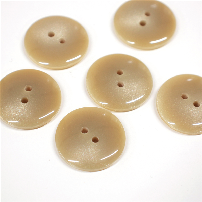 日本紐釦貿易(Nippon Chuko) サマーカジュアルボタン 25mm 6個 グレー 153-25-03 1枚(ご注文単位1枚)【直送品】