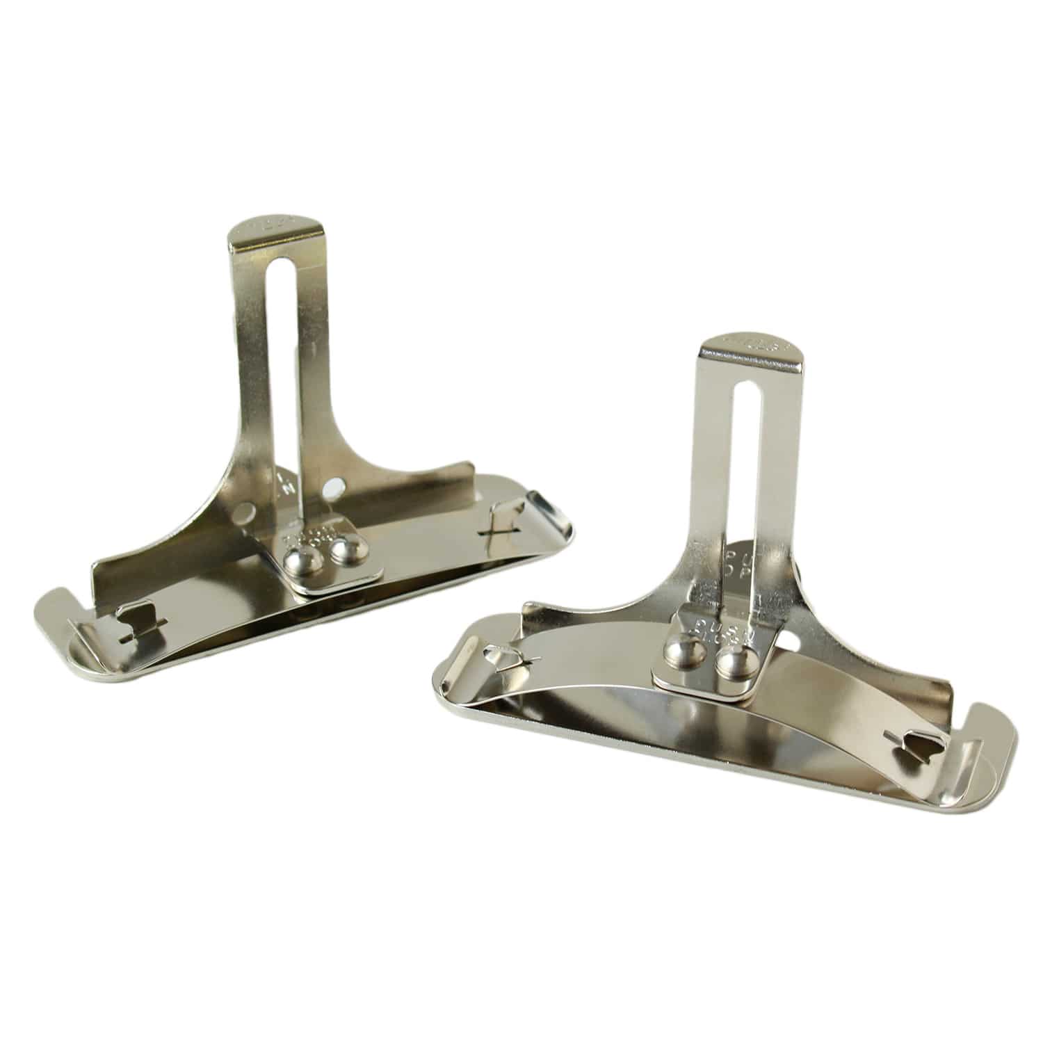 日本紐釦貿易 裁断用 ワンタッチ 押さえクリップ 1個 シルバー NI-06849 (ご注文単位1個)【直送品】