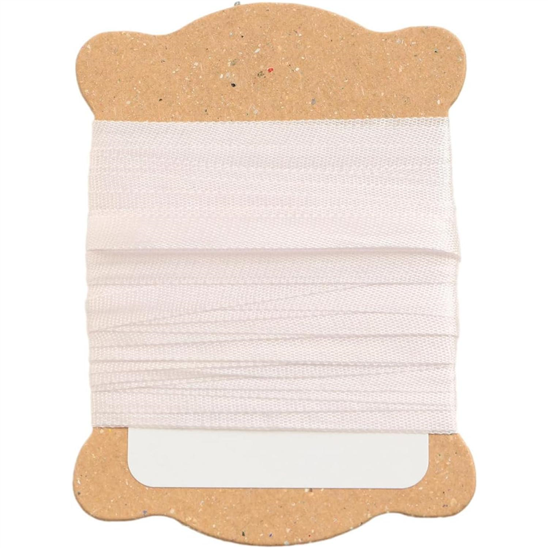 日本紐釦貿易 正絹 刺しゅうリボン 巾3.5mm×約5m巻 5巻セット 1袋（ご注文単位1袋）【直送品】