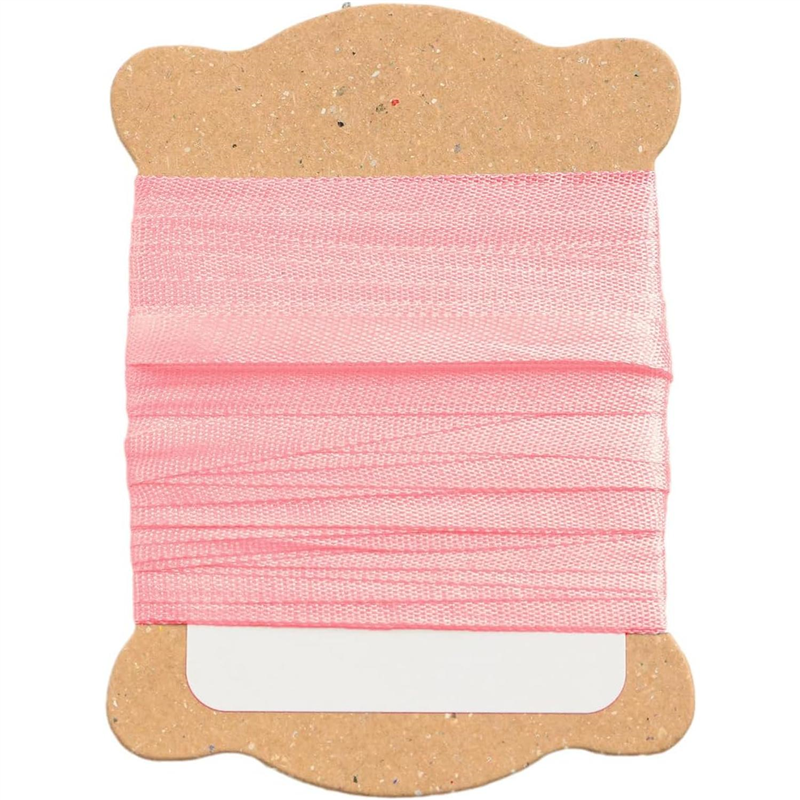 日本紐釦貿易 正絹 刺しゅうリボン 巾3.5mm×約5m巻 5巻セット 1袋（ご注文単位1袋）【直送品】