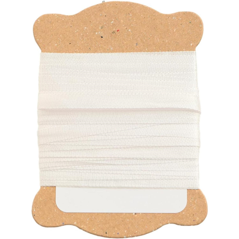 日本紐釦貿易 正絹 刺しゅうリボン 巾3.5mm×約5m巻 5巻セット 1袋（ご注文単位1袋）【直送品】