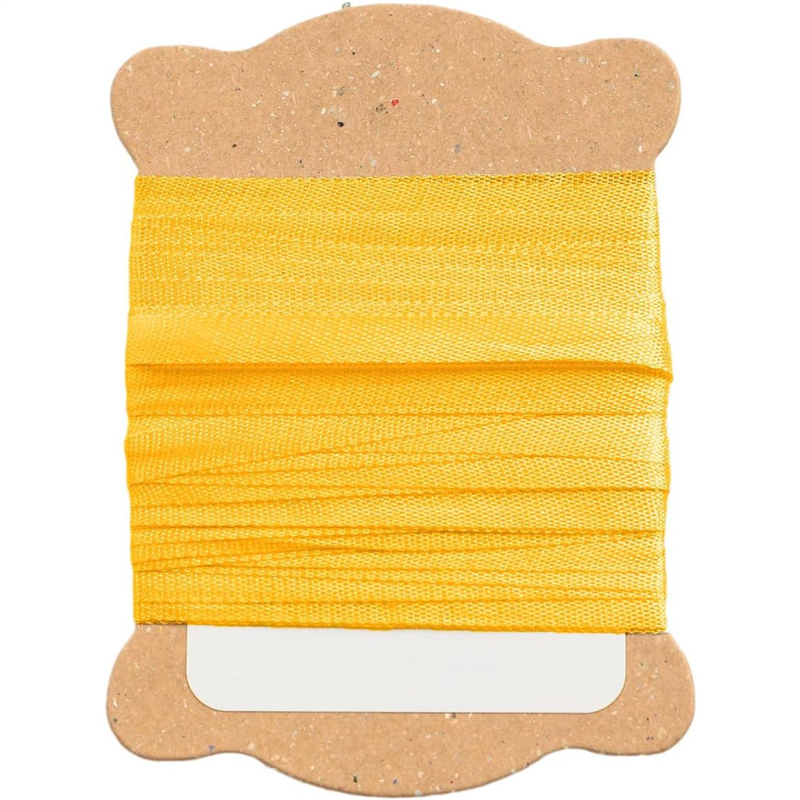 日本紐釦貿易 正絹 刺しゅうリボン 巾3.5mm×約5m巻 5巻セット 1袋（ご注文単位1袋）【直送品】