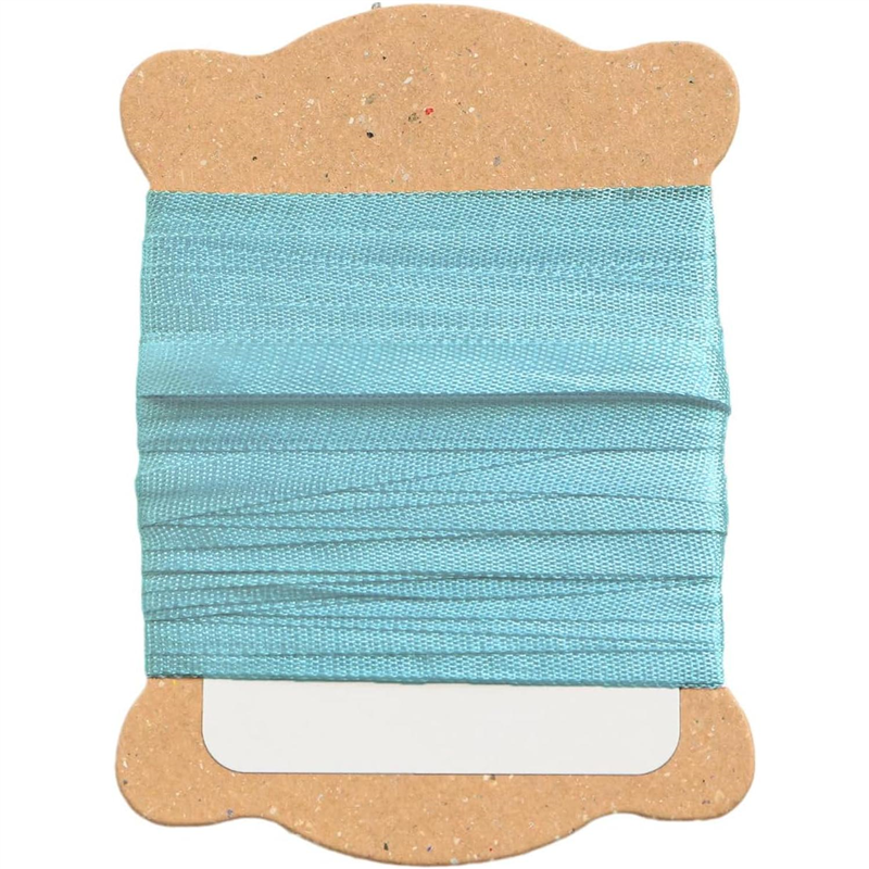 日本紐釦貿易 正絹 刺しゅうリボン 巾3.5mm×約5m巻 5巻セット 1袋（ご注文単位1袋）【直送品】