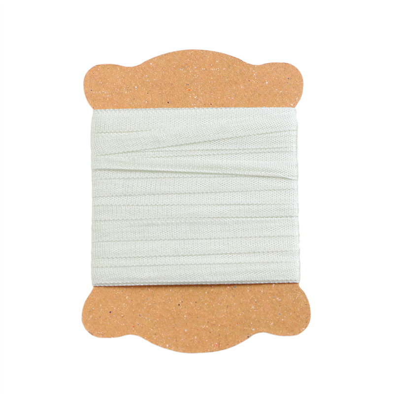 日本紐釦貿易 正絹 刺しゅうリボン 巾3.5mm×約5m巻 5巻セット 1袋（ご注文単位1袋）【直送品】