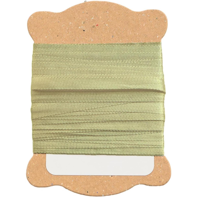 日本紐釦貿易 正絹 刺しゅうリボン 巾3.5mm×約5m巻 5巻セット 1袋（ご注文単位1袋）【直送品】