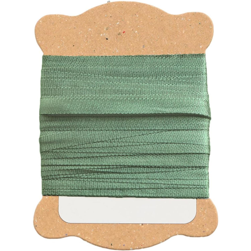 日本紐釦貿易 正絹 刺しゅうリボン 巾3.5mm×約5m巻 5巻セット 1袋（ご注文単位1袋）【直送品】