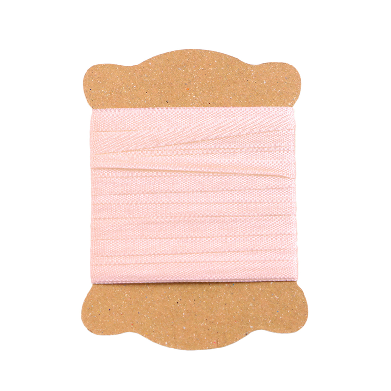 日本紐釦貿易 正絹 刺しゅうリボン 巾3.5mm×約5m巻 5巻セット 1袋（ご注文単位1袋）【直送品】