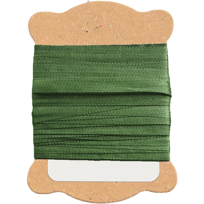 日本紐釦貿易 正絹 刺しゅうリボン 巾3.5mm×約5m巻 5巻セット 1袋（ご注文単位1袋）【直送品】