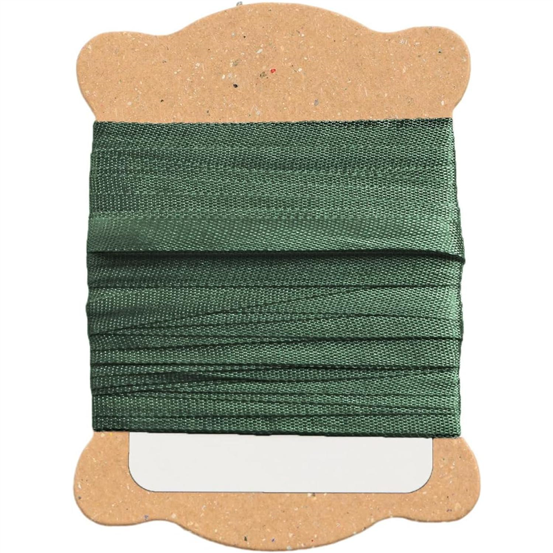 日本紐釦貿易 正絹 刺しゅうリボン 巾3.5mm×約5m巻 5巻セット 1袋（ご注文単位1袋）【直送品】