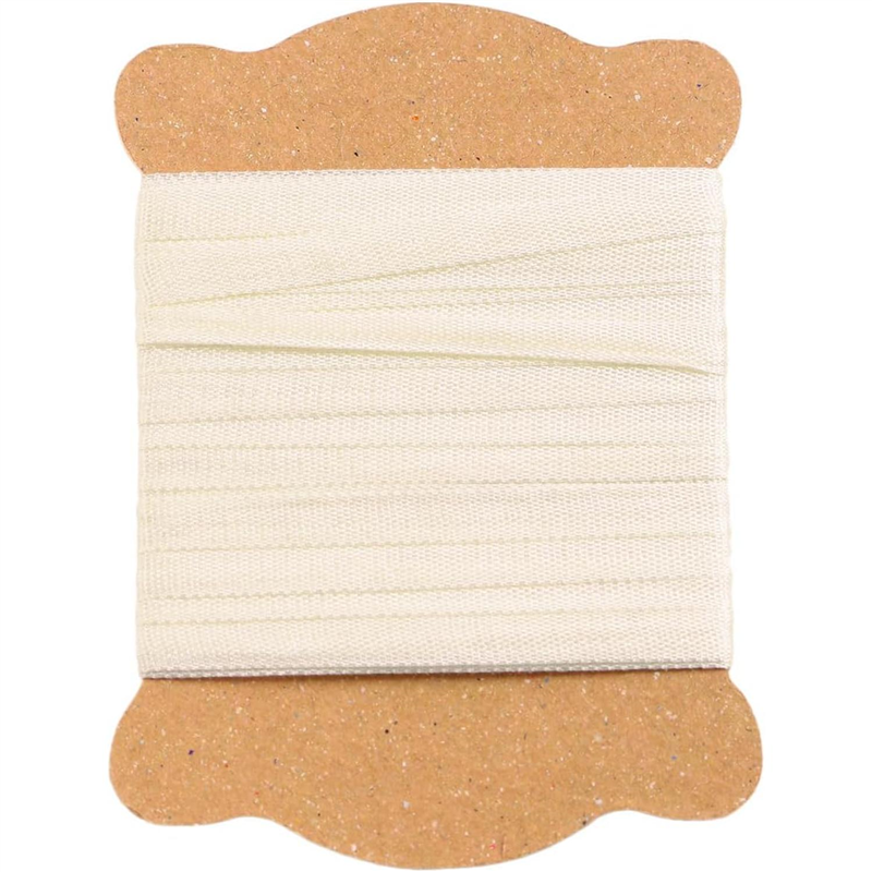 日本紐釦貿易 正絹 刺しゅうリボン 巾3.5mm×約5m巻 5巻セット 1袋（ご注文単位1袋）【直送品】