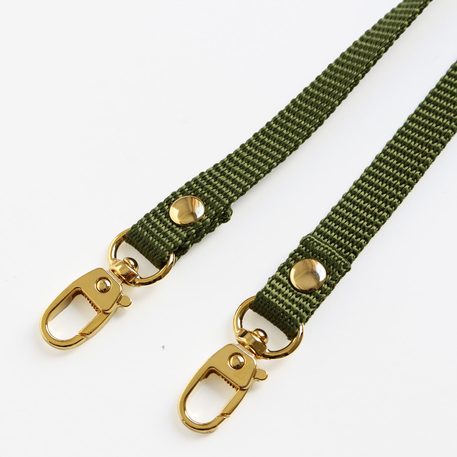 日本紐釦貿易 PPテープショルダーストラップ 金具ゴールド 1本入 ダークグリーン S1140-G-DG （ご注文単位1本）【直送品】