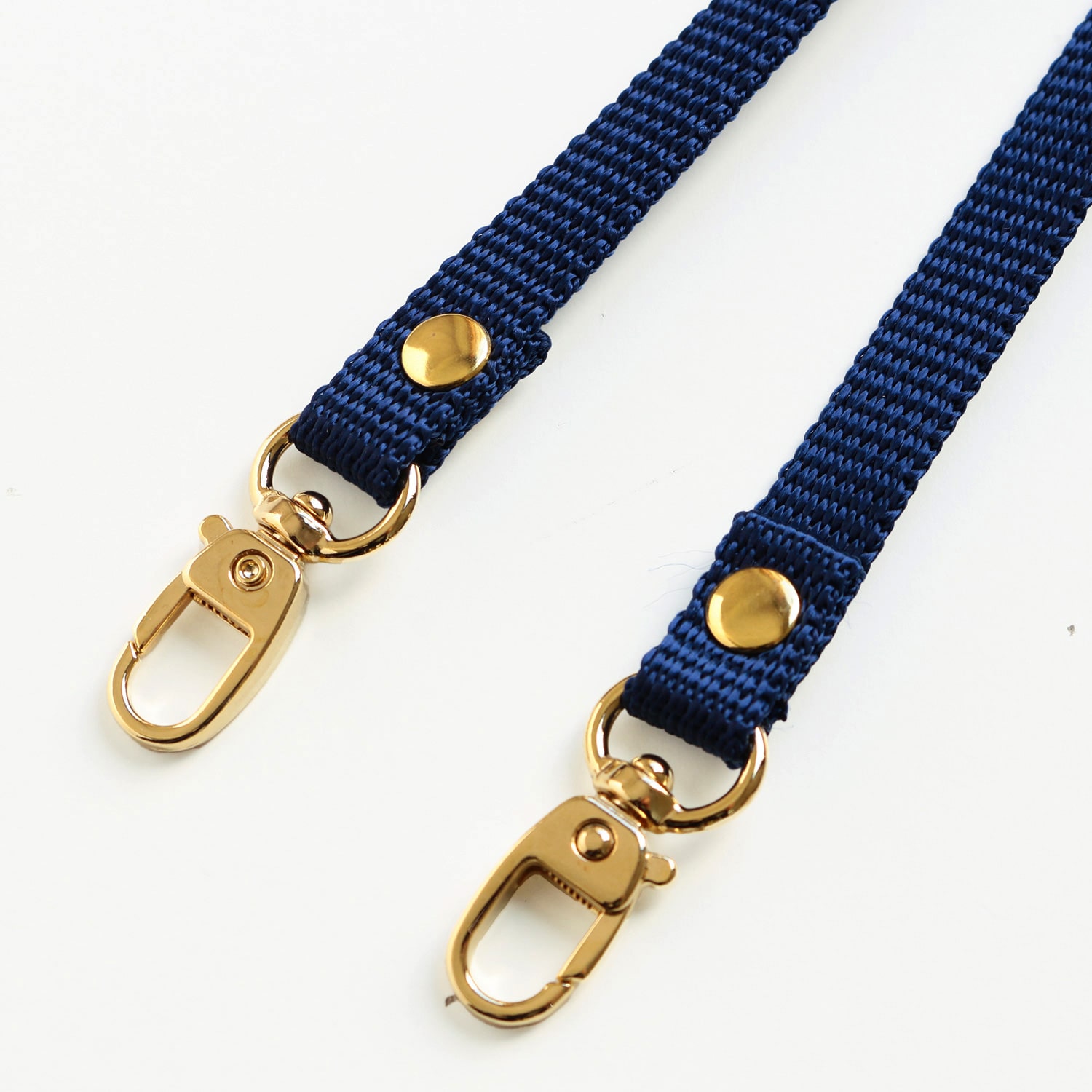 日本紐釦貿易 PPテープショルダーストラップ 金具ゴールド 1本入 ネイビー S1140-G-N （ご注文単位1本）【直送品】