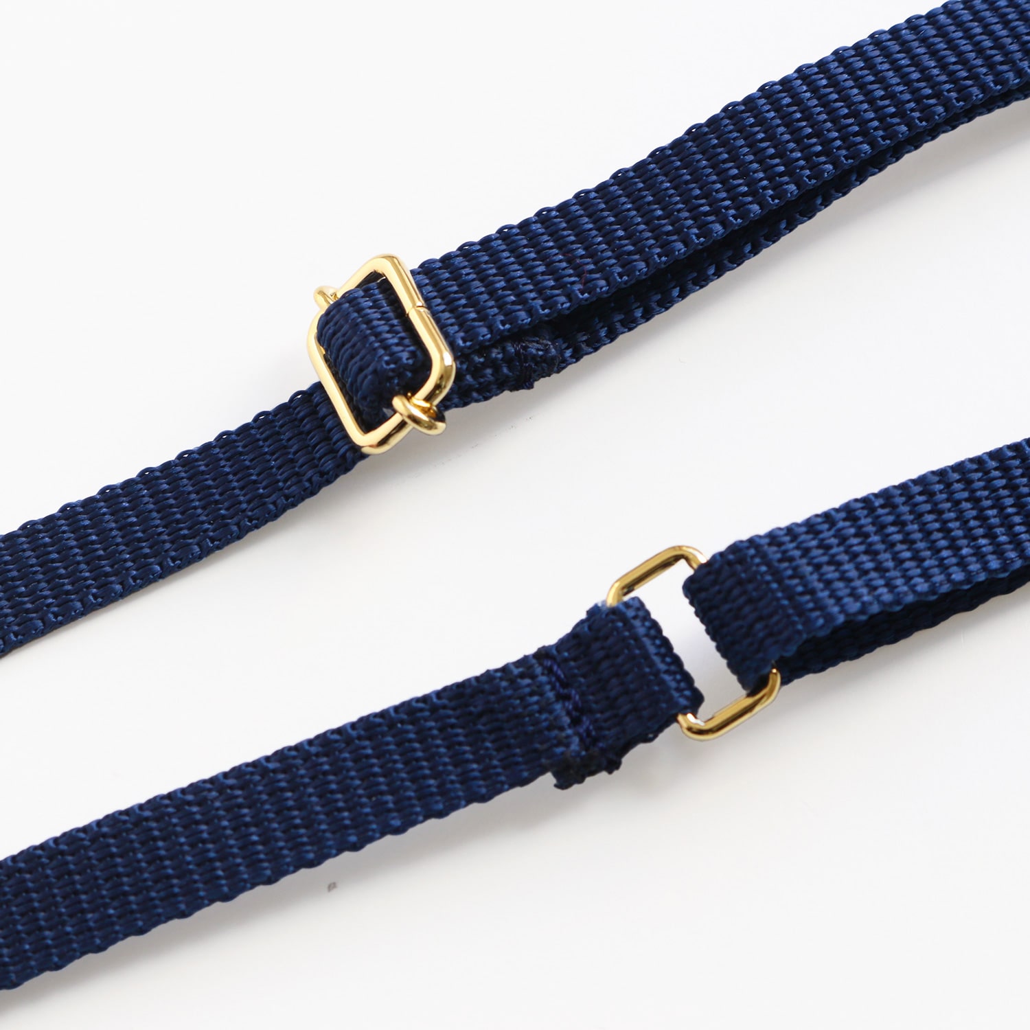 日本紐釦貿易 PPテープショルダーストラップ 金具ゴールド 1本入 ネイビー S1140-G-N （ご注文単位1本）【直送品】